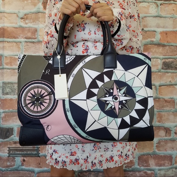 ❗️❗️SALE Tory Burch nylon LARGE tote CONSTELLATION - Picture 8 of 8